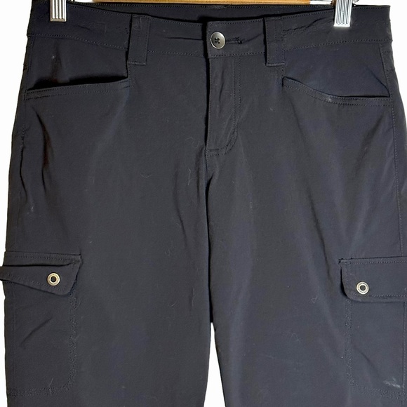 Eddie Bauer nylon spandex blend black‎ Capri pants size 2 #23751074 - Picture 2 of 8